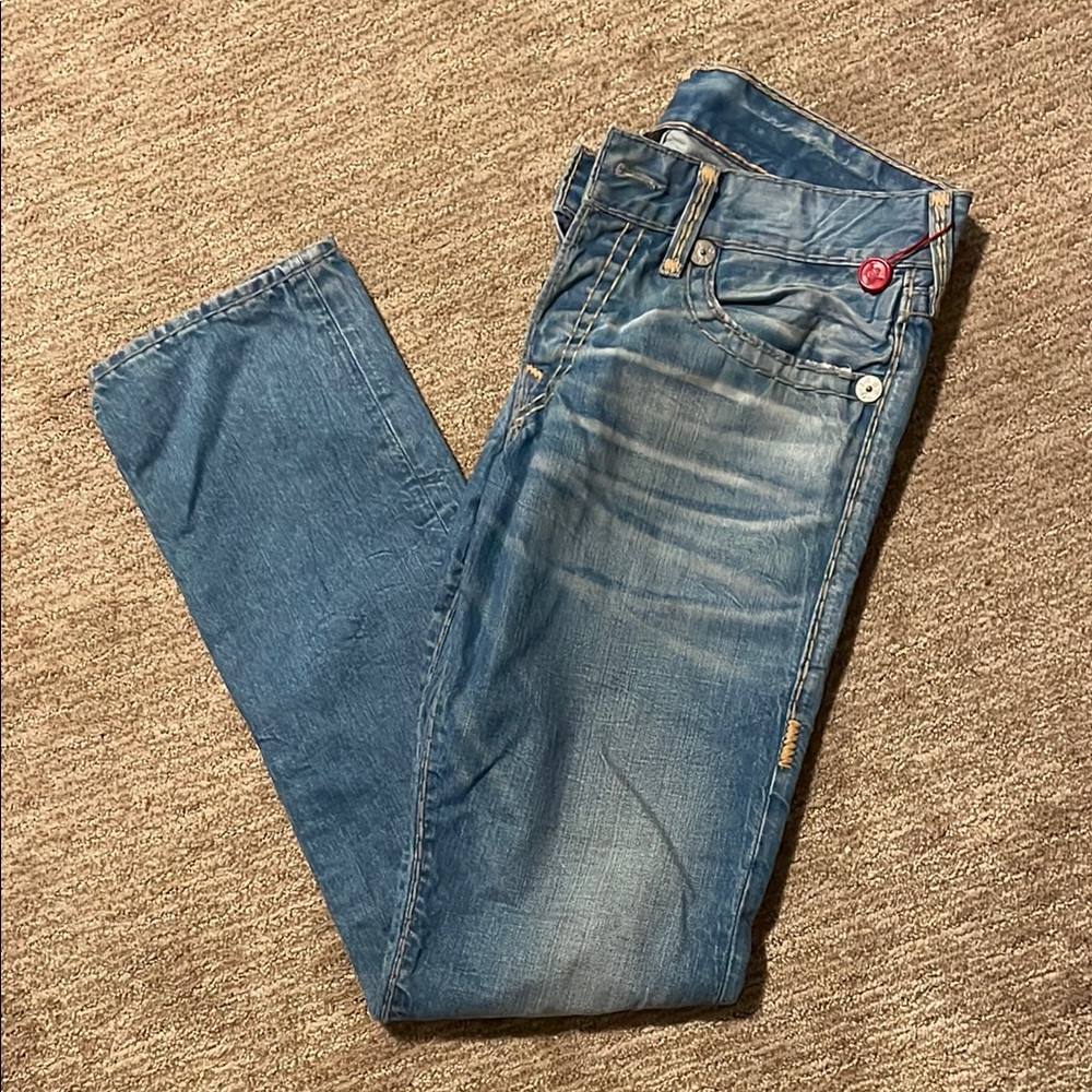 Men's Blue True Religion Jeans